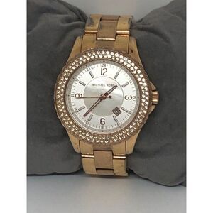 Michael Kors MK5403 Women's Stainless Steel Analog White Dial Quartz Watch LB211